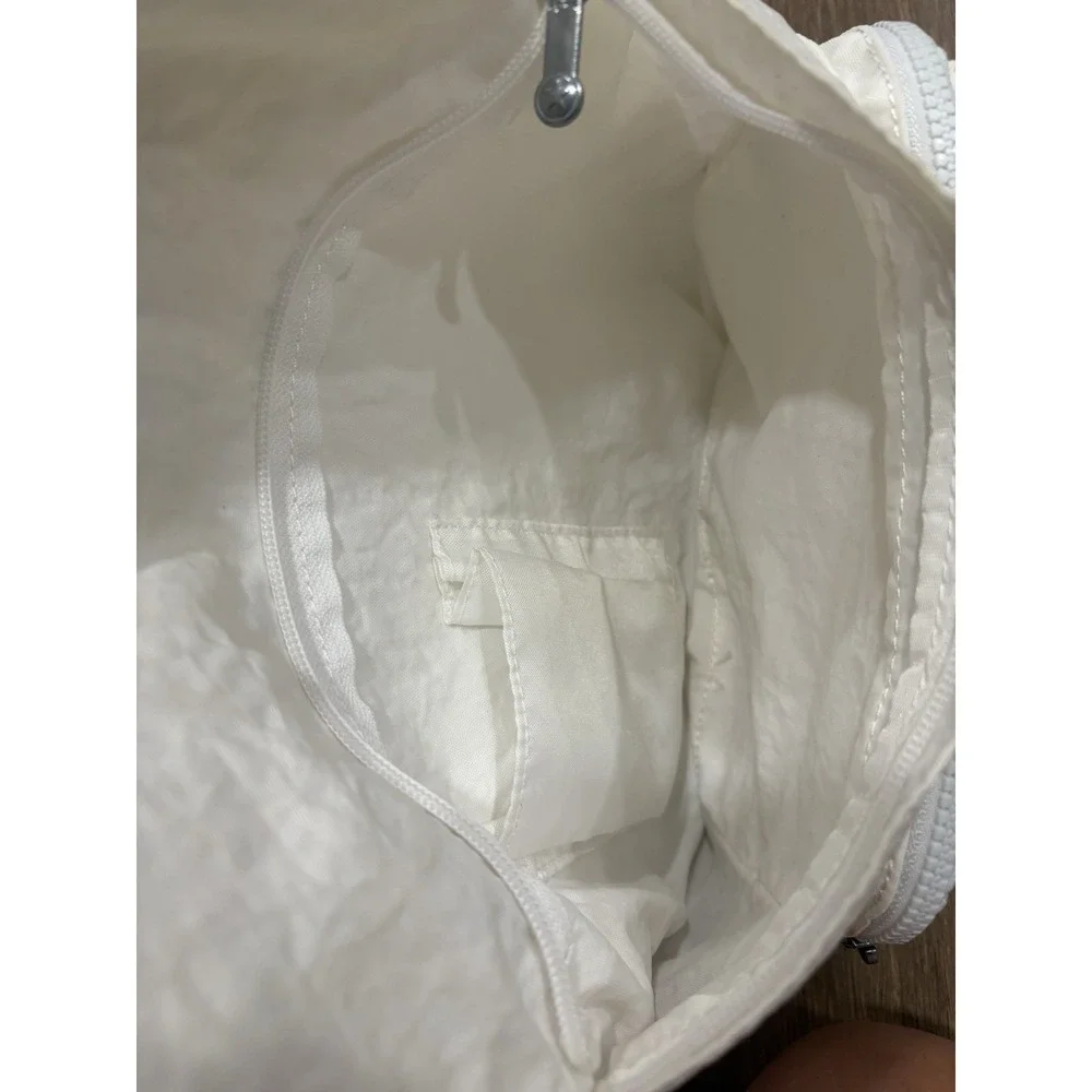 Kipling Small Cream Nylon Backpack